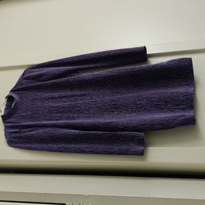 H&M purple open back dress